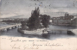 CPA SUISSE - Genève - Ile Rousseau - Genève