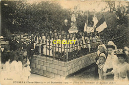 79 Courlay, Septembre 1909, Fêtes En L'honneur De Jeanne D'Arc, Carte Pas Courante - Other & Unclassified