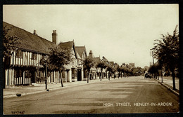 Ref 1578 - Early Postcard - Henley-in-Arden High Street Looking South - Solihull - Warwickshire - Autres & Non Classés