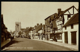 Ref 1578 - Early Postcard - Henley-in-Arden High Street - Solihull - Warwickshire - Otros & Sin Clasificación