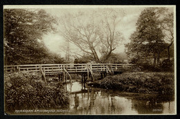 Ref 1578 - Early Real Photo Postcard - Ravenshaw & Footbridge Solihull - Warwickshire - Andere & Zonder Classificatie