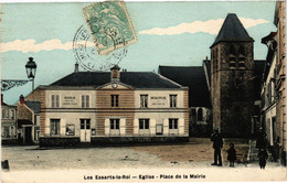 CPA Les ESSARTS-le-ROI - Église - Place De La Mairie (246713) - Les Essarts Le Roi