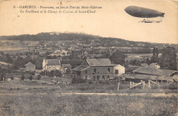 92-GARCHES- PANORAMA AU LOIN LE FORT DU MONT-VALERIEN - LA FOUILLEUSE ET LE CHAMP DE COURSES DE ST-CLOUD - Garches