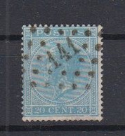 BELGIË - OBP - 1865/66 - Nr 18A  (PT 141 - (GAND) - Coba + 1.00 € - Oblitérations à Points