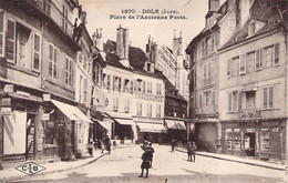 CPA France - 39 - Dole - Place De L'ancienne Poste - Commerce - ANimée - CLB - Dole