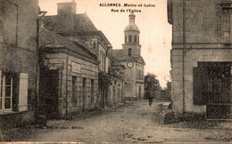 ALLONNES RUE DE L'EGLISE - Allonnes