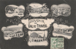 SUISSE - VAL DE TRAVERS - Souvenir (multivues) - Travers