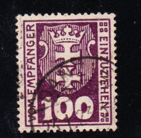 STAMPS-DANZIG-PORTO-1923-USED-SEE-SCAN-cote-900 Euro - Taxe