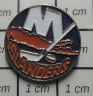 810d Pin's Pins / Beau Et Rare / SPORTS / HOCKEY SUR GLACE NEW YORK ISLANDERS - Sports D'hiver