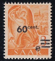 Sarre N°217A - Papier Jaunâtre - Neuf * Avec Charnière - TB - Unused Stamps