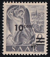 Sarre N°216A - Papier Jaunâtre - Neuf * Avec Charnière - TB - Ongebruikt