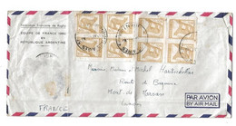 Lettre Equipe De France 1960 En Argentine Club San Fernando - Storia Postale