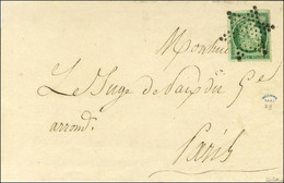 Etoile / N° 2 Vert Foncé, Très Belle Marge Sur Lettre De Paris Pour Paris. 1852. - SUP. - R. - 1849-1850 Cérès