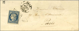 PC 3732 / N° 4 Càd ORAN / ALGÉRIE Sur Lettre Pour Paris. 1852. - SUP. - 1849-1850 Ceres