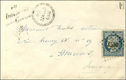 PC 1530 / N° 4 Cursive 40 / Huisseau / Sur-Cosson Sur Lettre Pour Amiens, Dateur B. 1853. - TB. - 1849-1850 Cérès