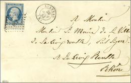 PC 158 / N° 10 Grand Bdf Càd T 15 AUBENAS (6) Sur Lettre Pour La Croix-Rousse. 1853. - SUP. - 1852 Louis-Napoleon