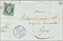 Etoile / N° 10 Càd Taxe 25c PARIS Sur Lettre Pour Lyon. 1854. - TB / SUP. - 1852 Louis-Napoleon
