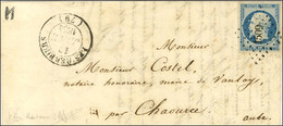 PC 1509 / N° 10 Belle Marge Càd T 14 LES HERBIERS (79) Sur Lettre Pour Chaource. 1854. Usage Tardif Du N° 10. - TB / SUP - 1852 Louis-Napoléon