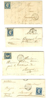 Lot De 4 Lettres Affranchies Avec N° 10. - TB / SUP. - 1852 Louis-Napoléon