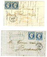 Lot De 2 Lettres Affranchies Avec N° 10 (2). - TB / SUP. - 1852 Louis-Napoléon