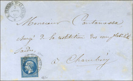 Càd Sarde S. PIERRE D'ALBIGNY / * / N° 14 Sur Lettre Pour Chambéry. 1860. - TB / SUP. - R. - 1853-1860 Napoléon III