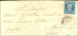 Càd Sarde DOUVAINE / * / N° 14 Sur Lettre Pour Thonon. 1860. - TB. - R. - 1853-1860 Napoleon III