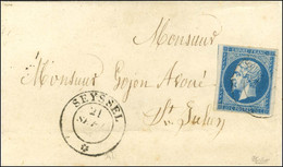 Càd Sarde SEYSSEL / * / N° 14 Sur Lettre Pour St Julien. 1860. - TB. - R. - 1853-1860 Napoléon III
