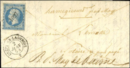 PC 1027 / N° 15 Belle Marge Càd T 15 CREPY-EN-LAONNOIS 2 Sur Lettre Pour La Fère. 1854. - SUP. - 1853-1860 Napoleone III