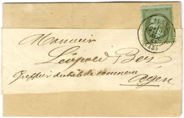 Càd T 17 AGEN (45) / N° 19 Sur Imprimé Complet Adressé Sous Bande Localement. 1868. - TB / SUP. - 1862 Napoléon III