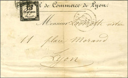 Càd T 17 LYON (68) 29 SEPT. 71 / Timbre-taxe N° 4 Surtaxé 2 Sur Lettre Adressée Localement. - TB. - R. - 1859-1959 Cartas & Documentos