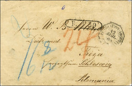 Càd Octo CONFEDERATION-ARGENTINE / * Sur Lettre Non Affranchie Pour L'Allemagne, Au Recto Marque D'échange F.39. 1865. - - Poste Maritime