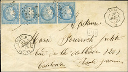 Ancre / N° 60 Type I Bande De 4 Càd Octo CUBA / * Sur Lettre Pour Toulouse, Au Recto Càd Octo LIGNE B / PAQ.FR. N° 4. 18 - Posta Marittima