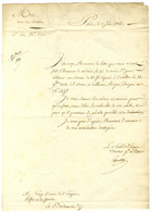 Lettre Datée De Paris Le 2 Juin 1812, Signée Du Directeur Général Des Postes. - TB. - ....-1700: Precursors