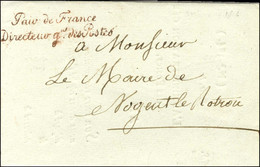 Lettre De L'administration Générale Des Postes, Datée De Paris Le 3 Mars 1816. Au Recto, Franchise Rouge PAIR DE FRANCE  - ....-1700: Precursors