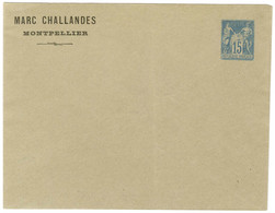 Enveloppe 15c TSC Marc Challandes (Storch J 94 B). - TB / SUP. - Other & Unclassified
