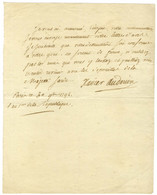 AUDOIN François Xavier (1766-1837), Magistrat Et Homme Politique. - Other & Unclassified