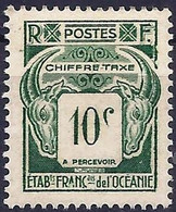 Oceania 1948 - Mi P 18 - YT T 18 ( Postage Due ) MNH** - Timbres-taxe