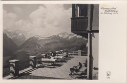 B9751) Alpengasthof MUTTERSBERG Bei BLUDENZ 1312m - Terrasse Mit Blick Auf Berge ALT ! - Bludenz