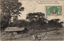 PC ED. FORTIER PAYSAGE DANS LES ENVIRONS DE KINDIA FRENCH GUINEA (a28695) - Guinée Française