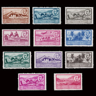 AFRICA OCCIDENTAL.1950.Paisajes Efigie.11 Valores.MNH. - Other & Unclassified