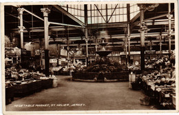 PC REAL PHOTO ST-HELIER VEGETABLE MARKET JERSEY, CHANNEL ISLANDS, UK (a29378) - St. Helier