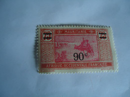 MAURITANIA   FRANCE  COLONIES  MLN   STAMPS 1922 OVERPRINT CAMEL 90/75 - Altri & Non Classificati