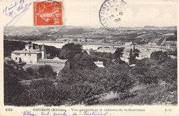 CPA France - Rhône - Couzon - Vue Générale Et Le Château De La Guerrière - Oblitérée Août 1908 - B. G. Edit. - Paysage - Other & Unclassified