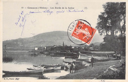 CPA France - Rhône - Couzon - Les Bords De La Saône - B. F. Paris Edition - Oblitérée 1909 - Barque - Rives - Animée - Other & Unclassified