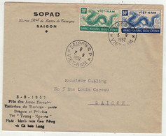 Viêt-Nam // Vietnam // Lettre  Pour Saigon, Du 3.09.1952 - Viêt-Nam