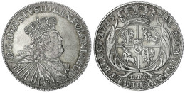 Banco-Taler 1755 EDC, Leipzig. Für Polen. 28,76 G. Sehr Schön, Schöne Patina, Selten. Kahnt 676b. Schnee 1037 Var. Daven - Polen