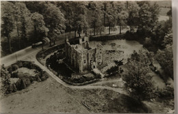 Deurne (N - Br.) "Ruïne Kasteel (Verwoest 1945) KLM Luchtfoto 1957 - Deurne