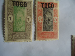 TOGO  FRANCE  COLONIES MLN STAMPS 1921 - Sonstige & Ohne Zuordnung