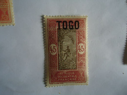 TOGO  FRANCE  COLONIES MLN STAMPS 1921  45C - Other & Unclassified
