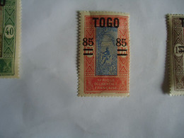 TOGO  FRANCE  COLONIES MLN STAMPS 1922 OVERPRINT  85/75 - Autres & Non Classés